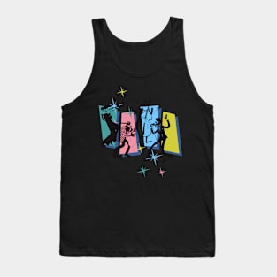 Retro Jazz Band - Mid-Century Modern Tank Top